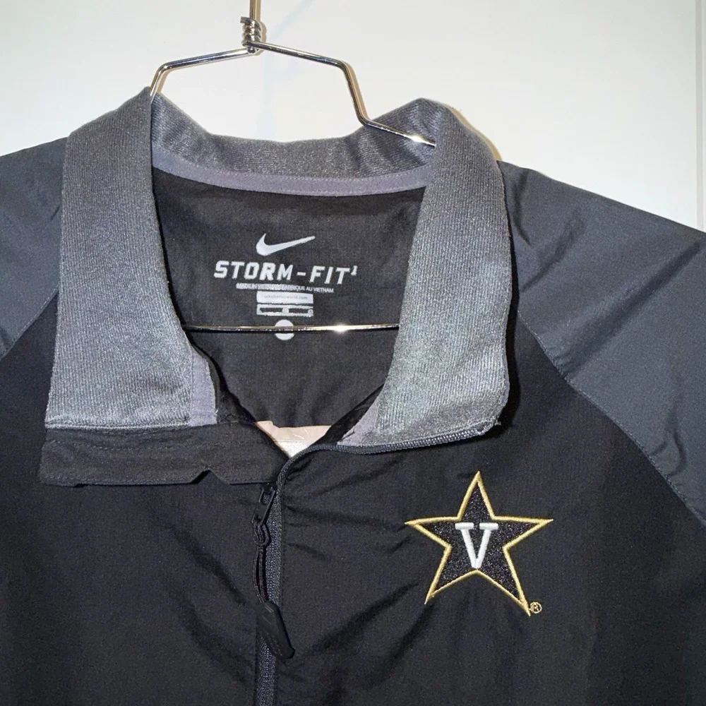 Nike Storm-FIT Vanderbilt Commodores Football Pullover Mens L Black NCAA